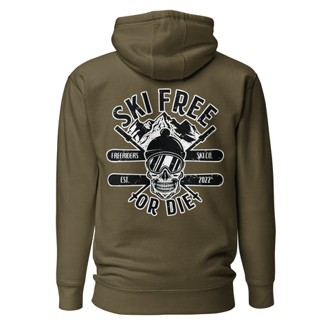 Ski Free or Die Premium Hoodie