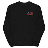 Ski Flag Embroidered Crew